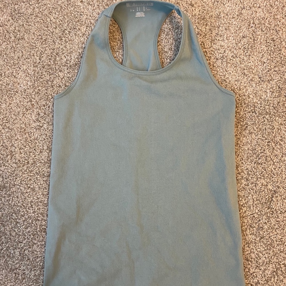 Rusty Blue Workout Tank Top